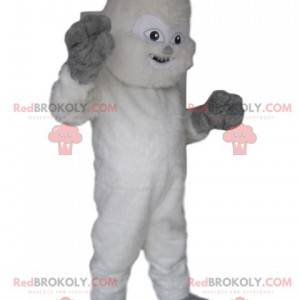 Leuke witte Yeti-mascotte. Yeti kostuum - Redbrokoly.com
